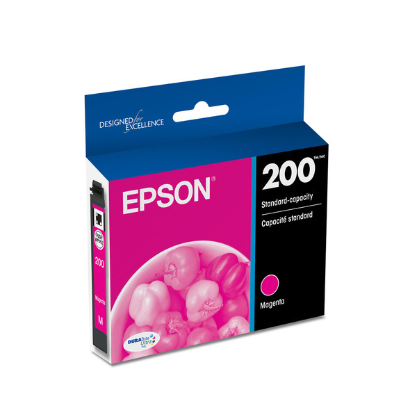 EPSON 200 DURABrite Ultra Ink Standard Capacity Magenta Cartridge (T200320) Works with WorkForce WF-2520, WF-2530, WF-2540, Expression XP-200, XP-300, XP-310, XP-400, XP-410
