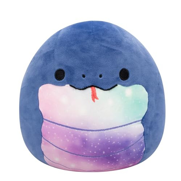 Squishmallows Original 8-Inch Herman Navy Blue Snake with Celestial Belly - Official Jazwares Plush (Little)