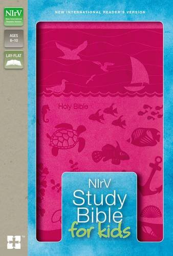 NIrV, Study Bible for Kids, Imitation Leather, Pink