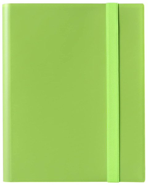 GEAoffice Card Binder, 9 Pockets Trading Card Album Folder, 360 Side Loading Pocket Binder for Sports&Game Cards, MTG and Other TCG, Light Green