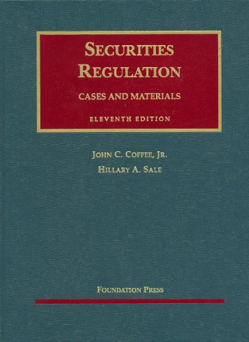 Securities Regulation (University Casebook Series)