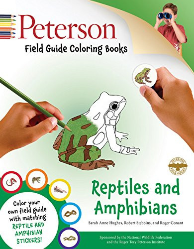Peterson Field Guide Coloring Books: Reptiles and Amphibians (Peterson Field Guide Color-In Books)