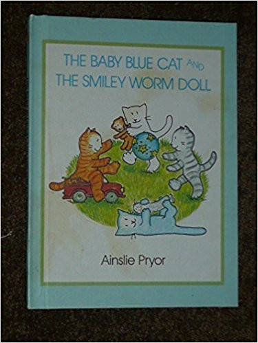 The Baby Blue Cat and the Smiley Worm Doll