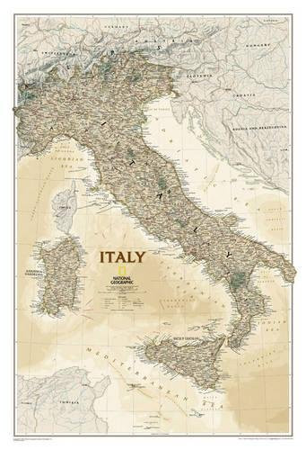 Italy Executive [Tubed] (National Geographic Reference Map)