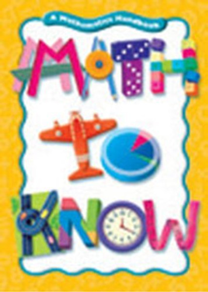 Great Source Math to Know: A Mathematics Handbook, Grades 3-4