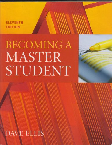 Ellis Becoming A Master Student Eleventh Edition Plus Downing On Course