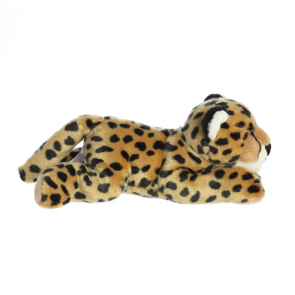Aurora Adorable Flopsie Cheetah Stuffed Animal - Playful Ease - Timeless Companions - Brown 12 Inches