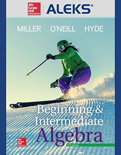 Beginning and Intermediate Algebra: 11-week Access (Aleks 360)