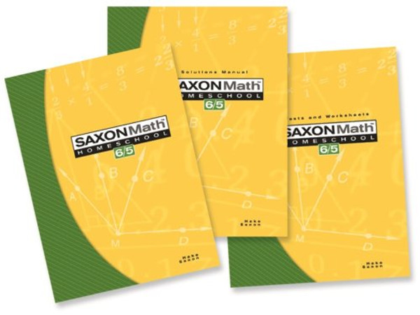 Saxon Math 6/5: Homeschool Kit, 3rd Edition (Student Textbook, Tests and Worksheets, Solutions Manual)