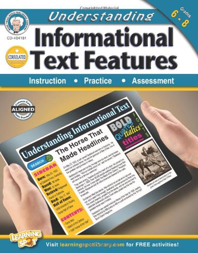 Understanding Informational Text Features, Grades 6 - 8