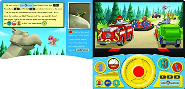 Paw Patrol - Pups & the Pirate Treasure Steering Wheel Book