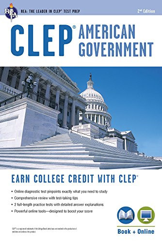 CLEP American Government Book + Online (CLEP Test Preparation)
