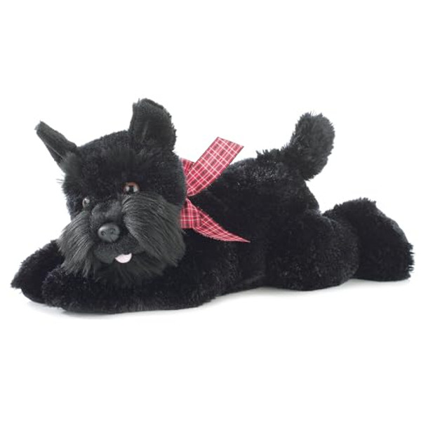 Aurora Adorable Flopsie Mr. Nick Stuffed Animal - Playful Ease - Timeless Companions - Black 12 Inches