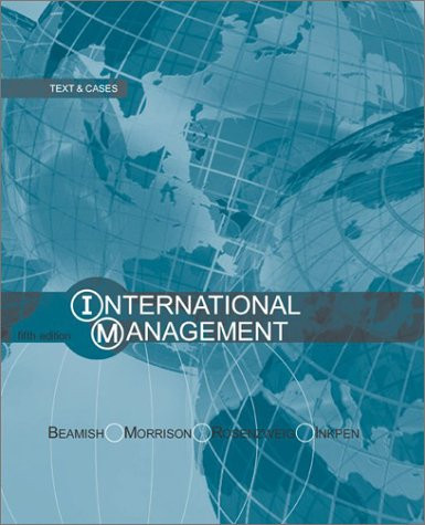 International Management: Text and Cases