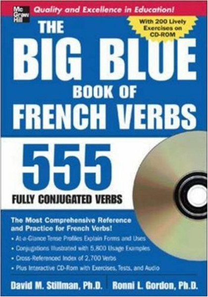The Big Blue Book of French Verbs (Book w/CD-ROM) (Big Book of Verbs Series)