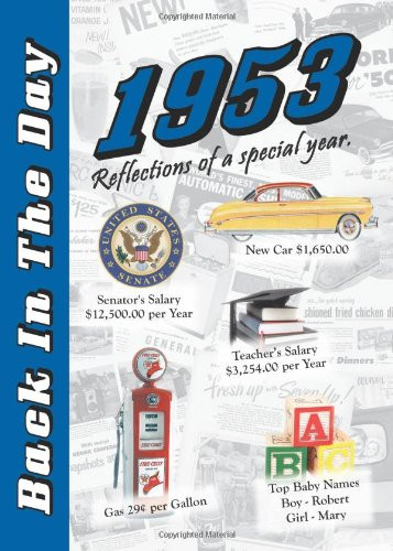 1953 Back In The Day Almanac -- 24-page Booklet / Greeting Card