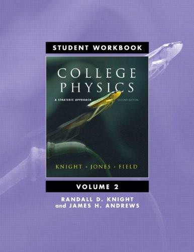 Student Workbook for College Physics: A Strategic Approach Volume 2 (Chs. 17-30)
