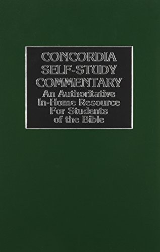 Concordia Self-Study Commentary