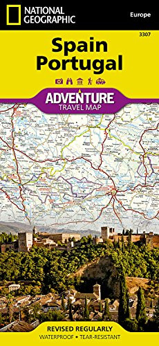 Spain and Portugal (National Geographic Adventure Map)