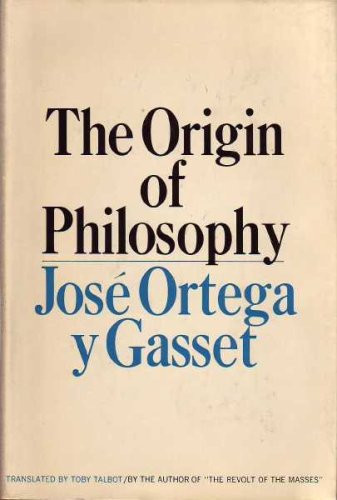 The Origin of Philosophy