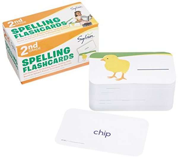 2nd Grade Spelling Flashcards: 240 Flashcards for Building Better Spelling Skills Based on Sylvan's Proven Techniques for Success (Sylvan Language Arts Flashcards)