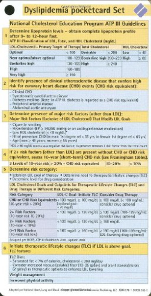 Dyslipidemia Pocketcard Set