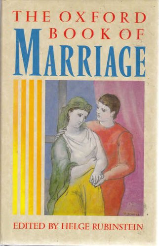 The Oxford Book of Marriage