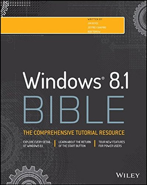 Windows 8.1 Bible Windows 8.1 Bible