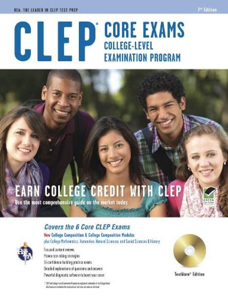CLEP Core Exams w/ CD-ROM (CLEP Test Preparation)