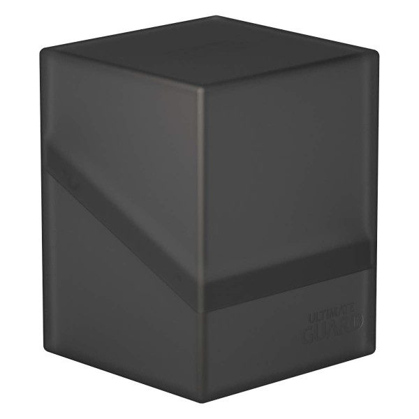 Ultimate Guard Boulder 100+ Classic, Deck Case for 100 Double-Sleeved TCG Cards, Onyx, Secure & Durable Storage for Trading Card Games, Soft-Touch Finish