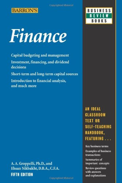 Finance (Barron's Business Review Series)