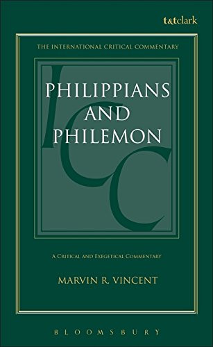 Philippians and Philemon (International Critical Commentary)