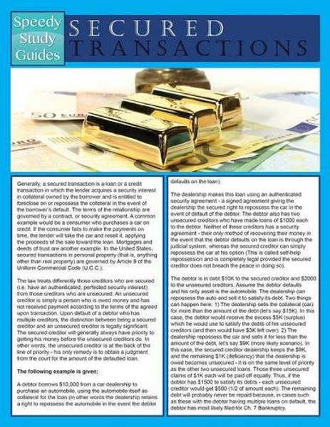 Secured Transactions (Speedy Study Guide)