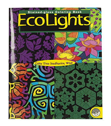 EcoLights: Stained-Glass, Coloring Book