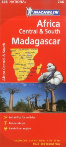 Michelin Map Africa Central South and Madagascar 746 (Maps/Country (Michelin))
