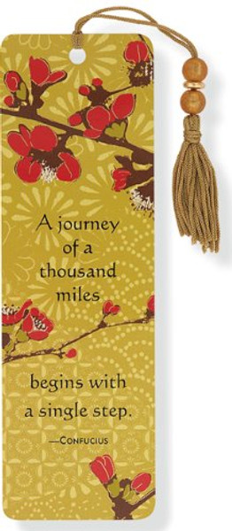 Japonica Beaded Bookmark
