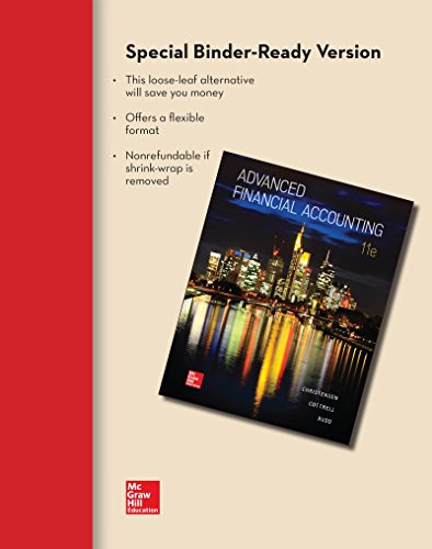 LOOSE-LEAF ADVANCED FINANCIAL ACCOUNTING
