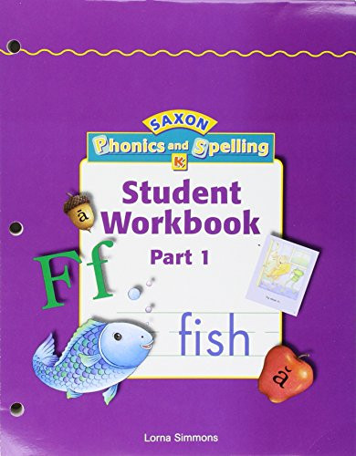 Saxon Phonics & Spelling K: Workbook Materials