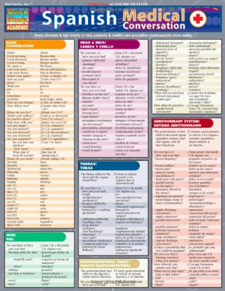 Spanish Medical Conversation (Quick Study Academic)