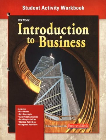 Introduction To Business, Student Activity Workbook Chapters 1-35