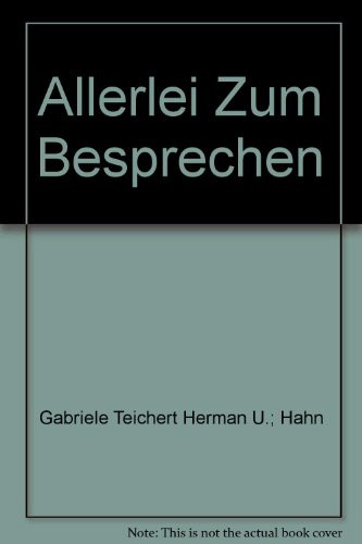 Allerlei Zum Besprechen