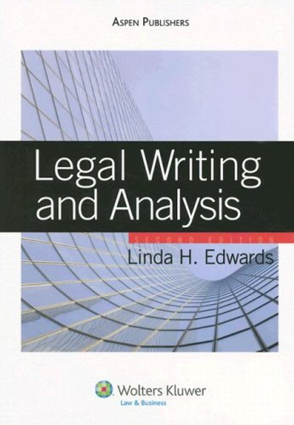 Legal Writing and Analysis