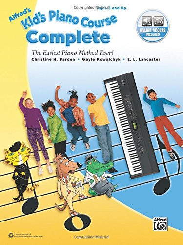 Alfred's Kid's Piano Course Complete: The Easiest Piano Method Ever!, Book & Online Audio