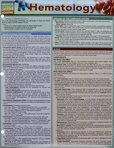 Hematology (Quick Study Academic)