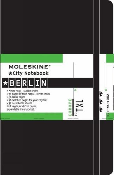 Moleskine City Notebook - Berlin, Pocket, Black, Hard Cover (3.5 x 5.5) (City Notebooks)