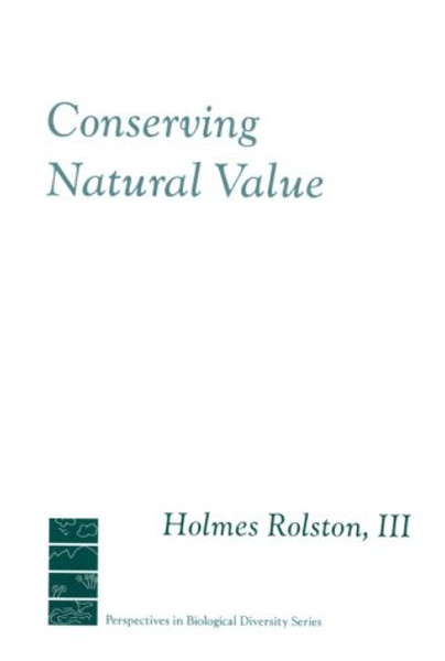 Conserving Natural Value Conserving Natural Value