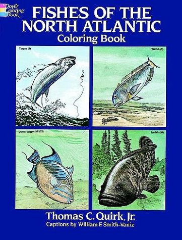 Fishes of the North Atlantic Coloring Book (The Colouring Books)