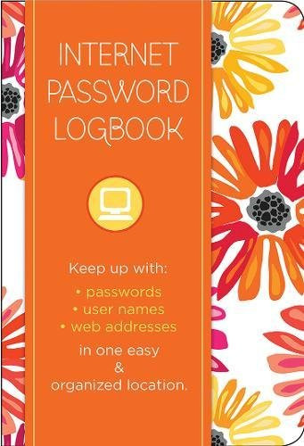 Internet Password Logbook - Botanical Edition: Keep track of: usernames, passwords, web addresses in one easy & organized location