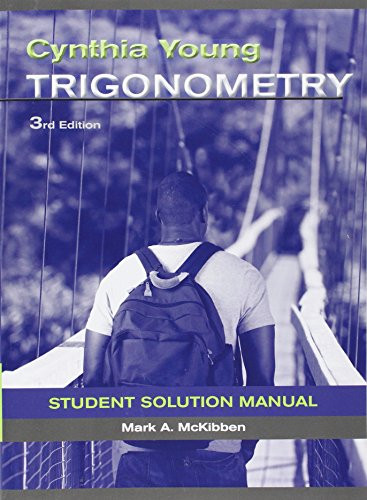 Student Solutions Manual to accompany Trigonometry, 3e