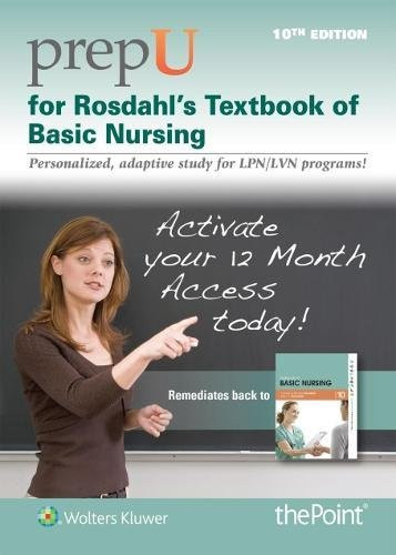 Prepu for Rosdahl's Textbook of Basic Nursing